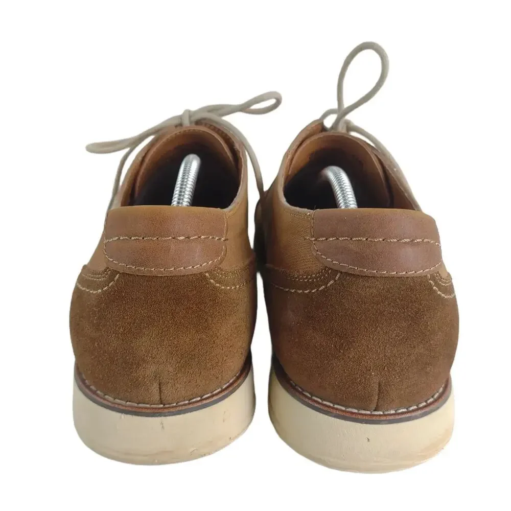 Dockers Murray Cap Toe Men's 13M‎ Tan Faux Leather Oxford Brogues Shoes Preppy